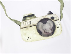 Name It bright white kamera t-shirt